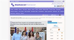 Desktop Screenshot of manacormanacor.com
